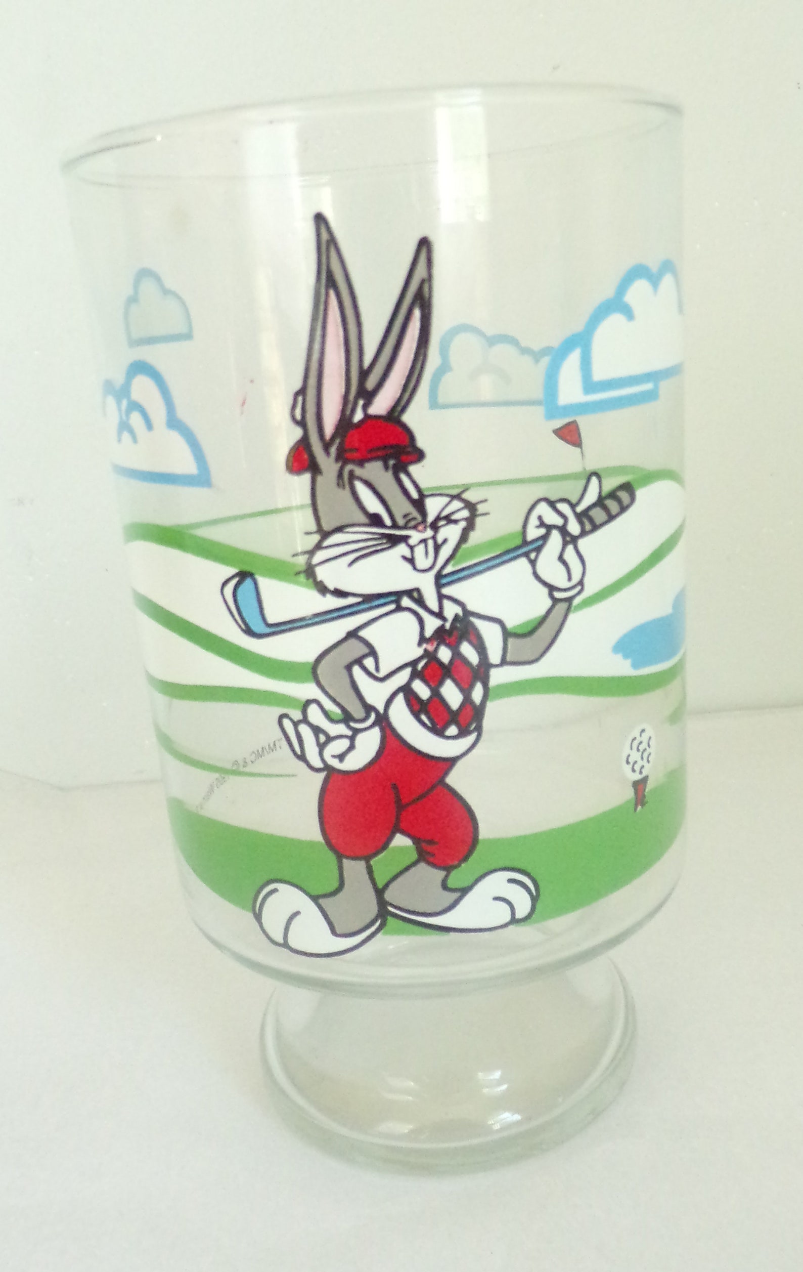 1995 Bugs Bunny Golf Glasses Bugs Bunny Golf 90s Glass Golf Etsy