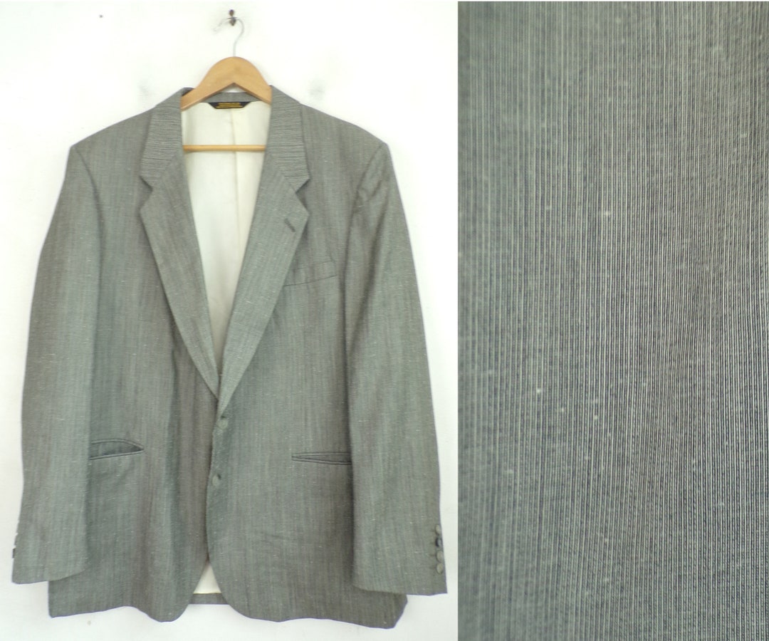 mens striped blazer vintage