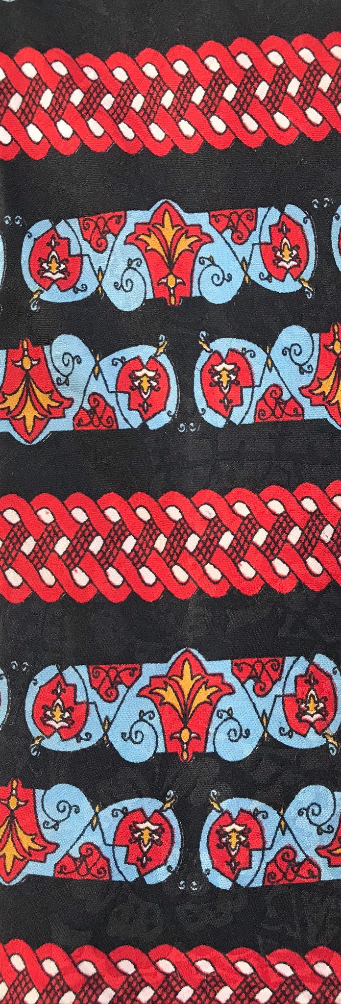 Vintage Krawatte Mit Abstraktem Geometrie-Muster - Schmale Herrenkrawatte Für Hochzeiten & Partys