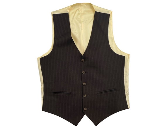 Men vintage formal vest - Gem