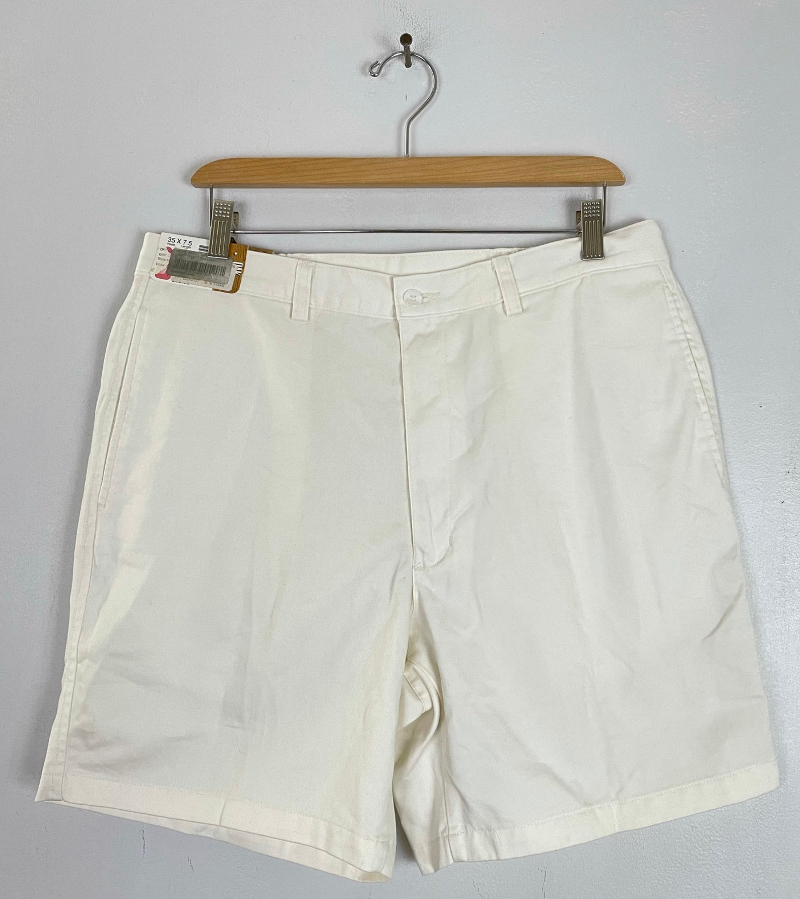 Vintage White Shorts Mens Size 35 Waist 90s New Old Stock - Etsy