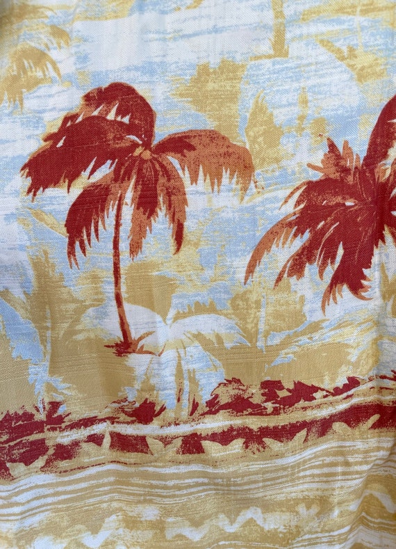 Vintage Palm Tree Sunset Hawaiian Shirt Mens Larg… - image 4