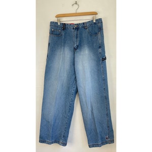 Vintage Stone Wash Jeans / Bugle Boy Denim / 90s Acid Wash Jeans