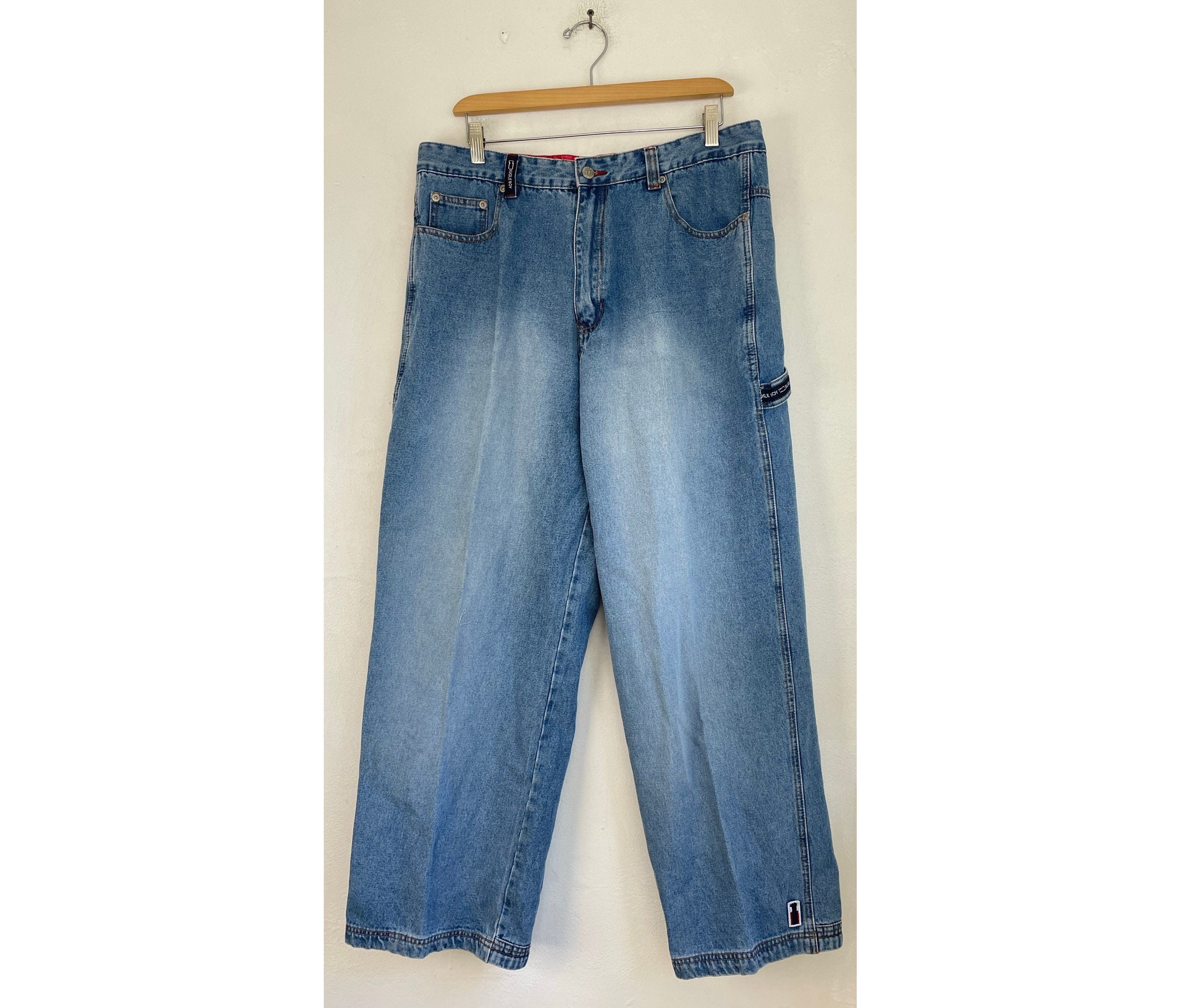 90s Men's Extra Loose Jeans 33 34 Waist Deadstock Unworn With Tags Bugle  Boy 7M 34 Inseam Length 