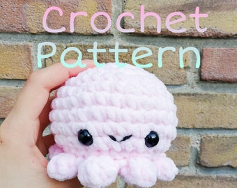 PATTERN ONLY - Super Kawaii Stackable Octopus Crochet Pattern