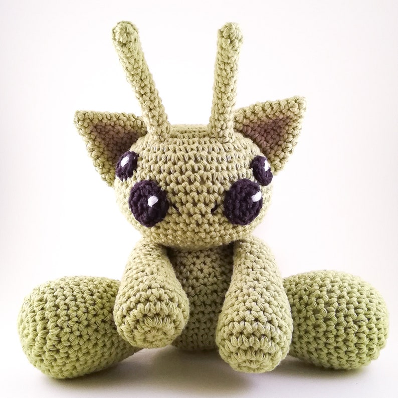 PATTERN ONLY Cute Alien Doll Crochet Pattern Kawaii Alien Amigurumi Full Pattern image 4