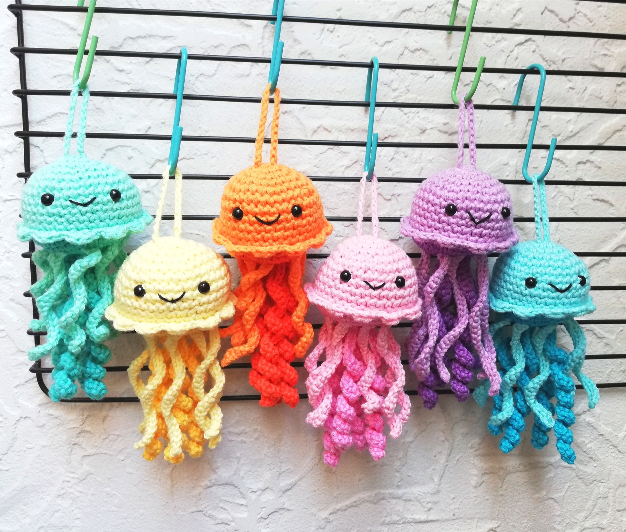 FULL PATTERN Kawaii Cute Jellyfish Crochet Pattern direct Etsy