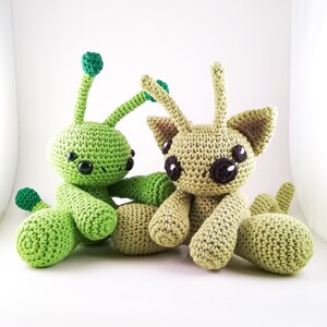 PATTERN ONLY Cute Alien Doll Crochet Pattern Kawaii Alien Amigurumi Full Pattern image 5