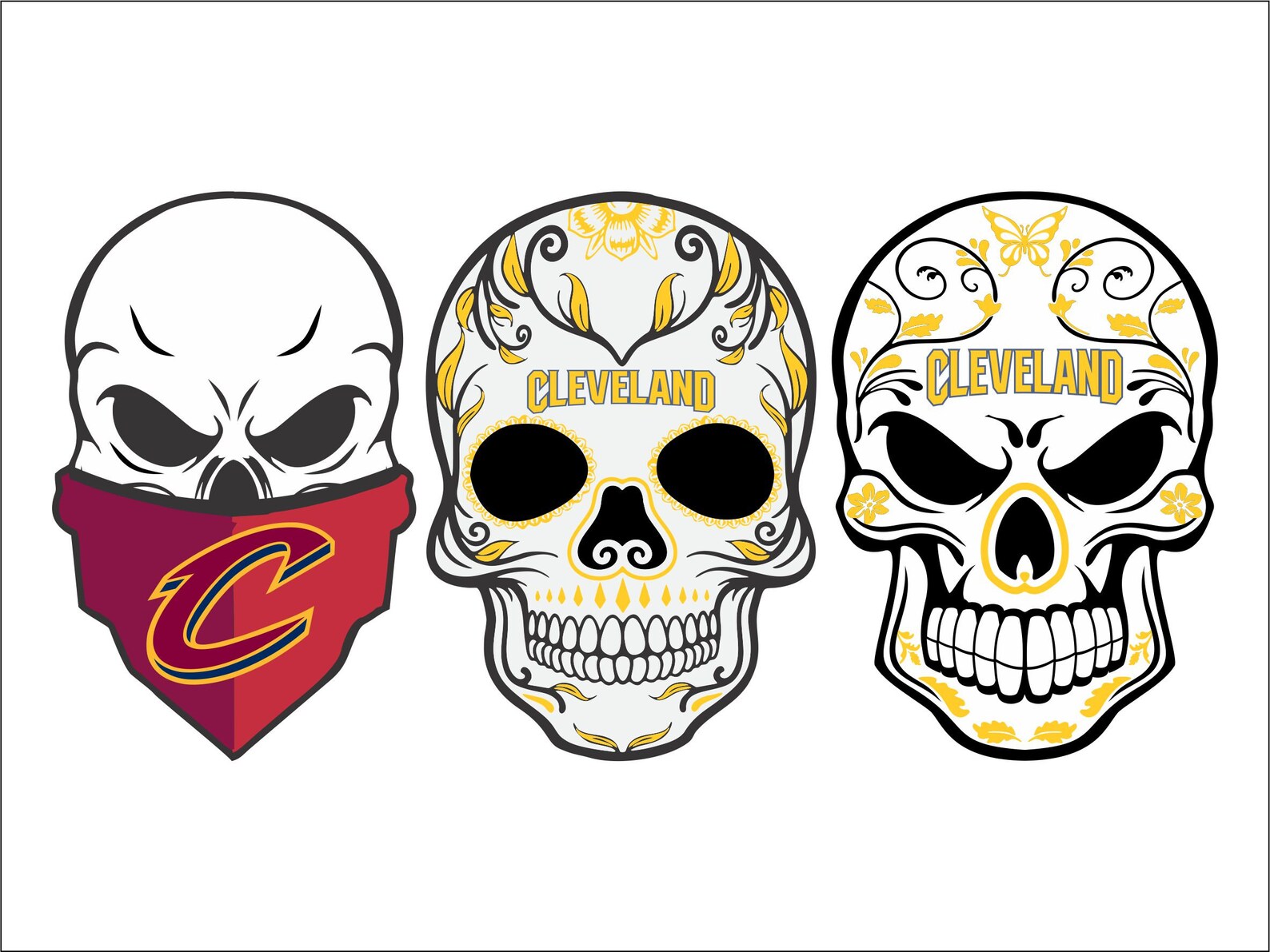 Download CLEVELAND WARRIORS SVG nba basketball bundle clipart stencil | Etsy