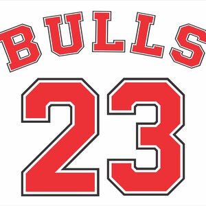 MICHAEL JORDAN SVG clipart 23 vector chicago bulls 23 | Etsy