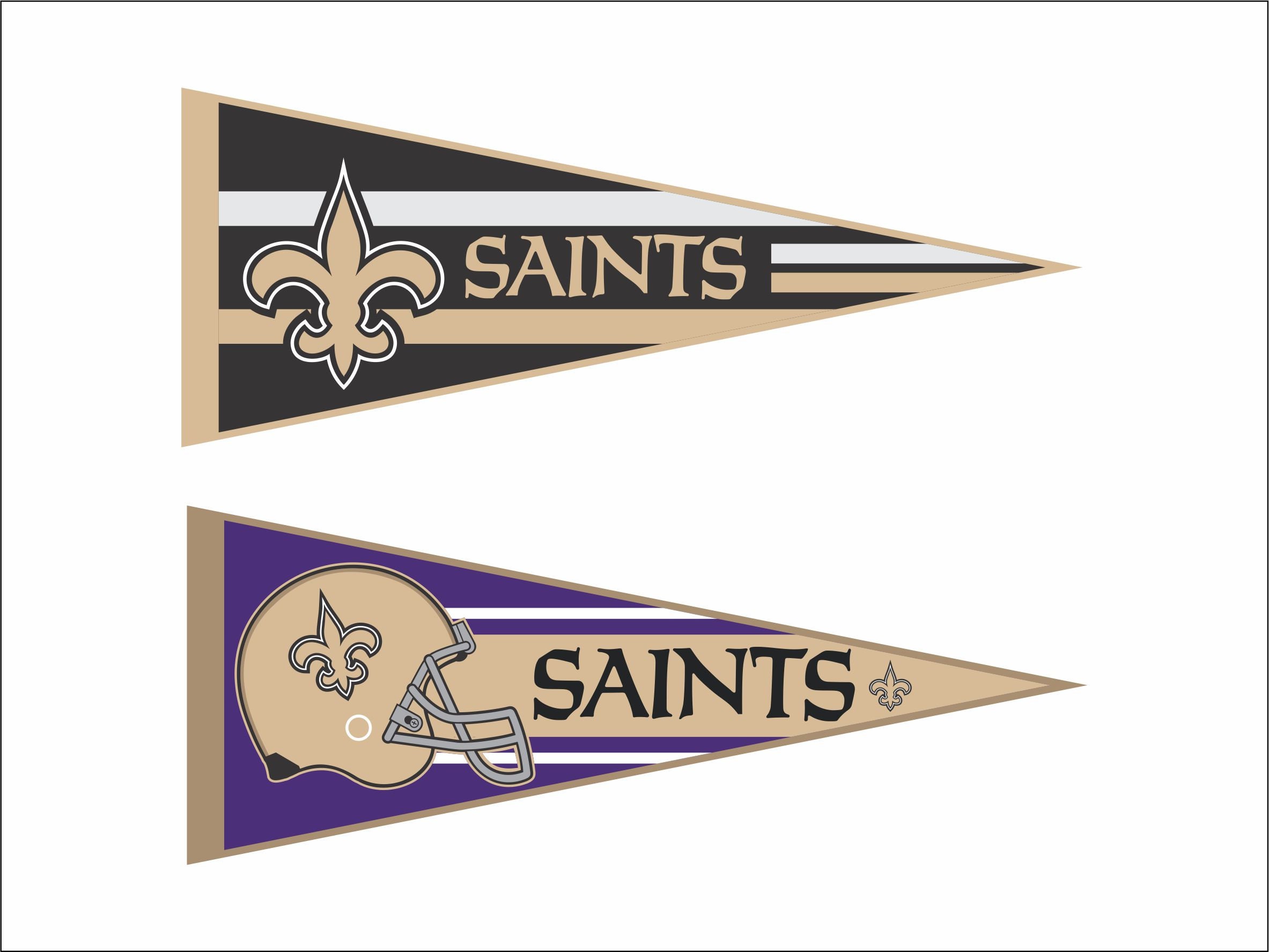 NEW ORLEANS SAINTS svg nfl football bundle clipart stencil Etsy
