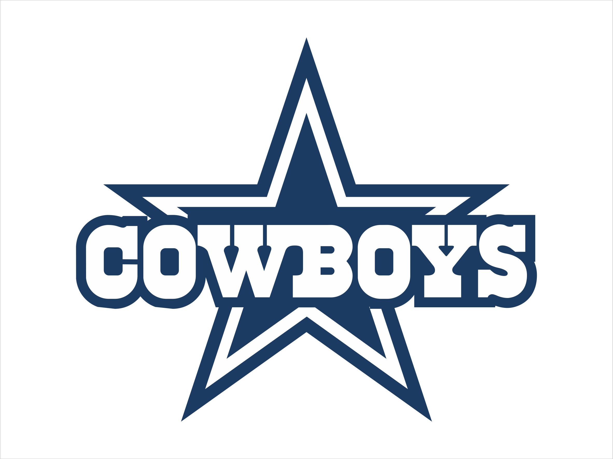 DALLAS COWBOYS SVG clipart texas bunble nfl football vector | Etsy