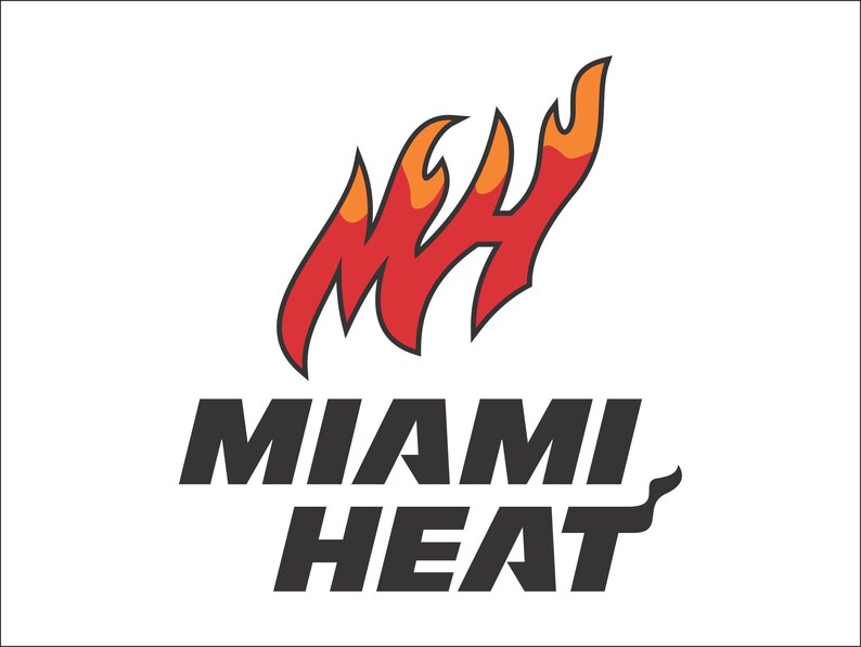 Download MIAMI HEAT SVG nba basketball bundle clipart stencil ...