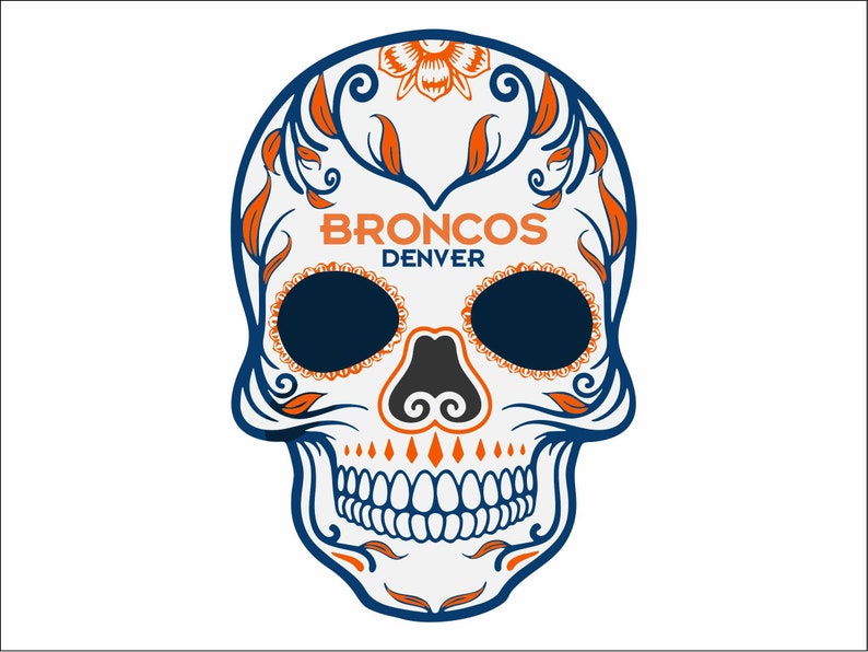 Download DENVER BRONCOS svg nfl football bundle clipart stencil decals | Etsy