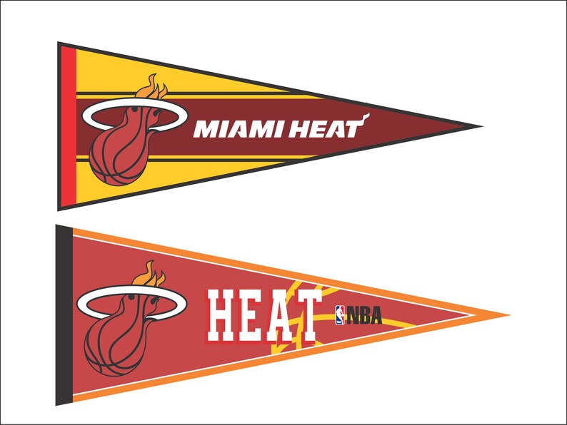 Download MIAMI HEAT SVG nba basketball bundle clipart stencil decals | Etsy