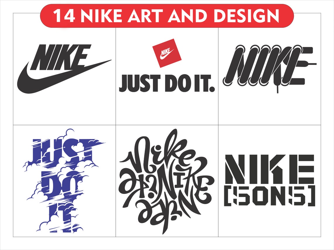 NIKE SVG ART logo bundle clipart sport vector design tshirt | Etsy