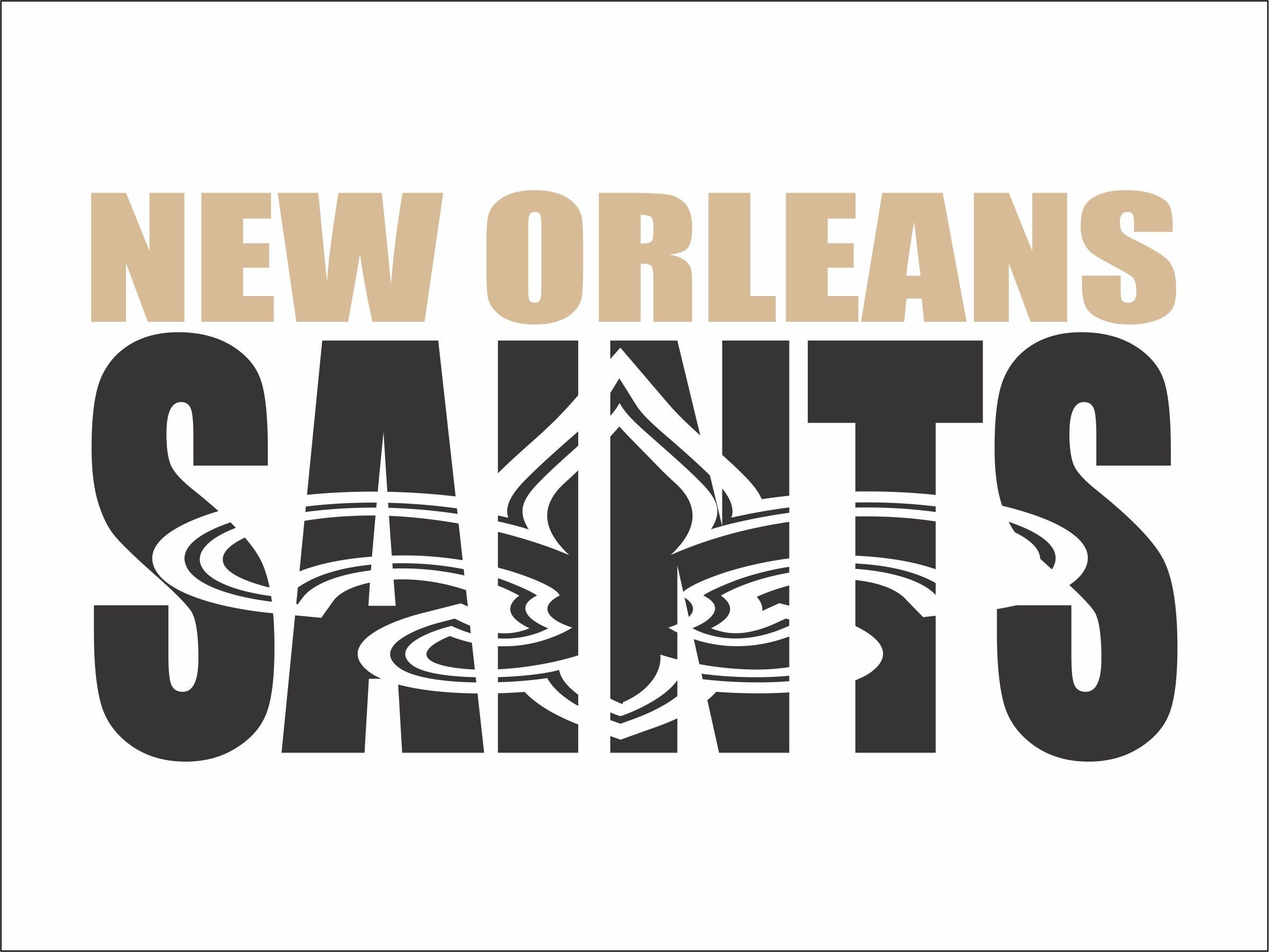 NEW ORLEANS SAINTS svg nfl football bundle clipart stencil Etsy