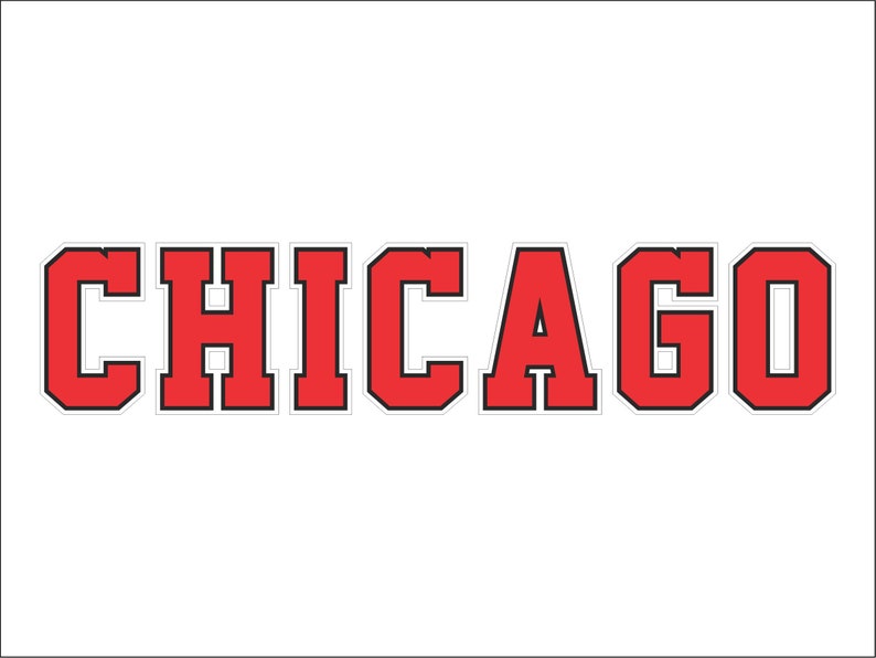 Download CHICAGO BULLS SVG nba basketball bundle clipart stencil decals | Etsy