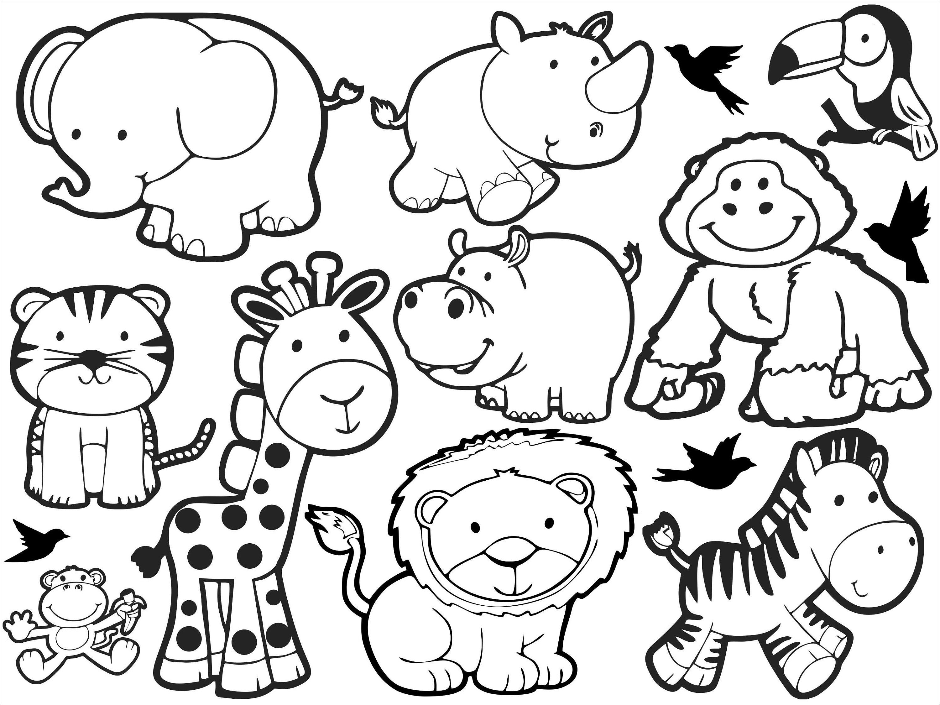 animals-jungle-clipart-safari-zoo-cute-friends-silhouette-kids-etsy