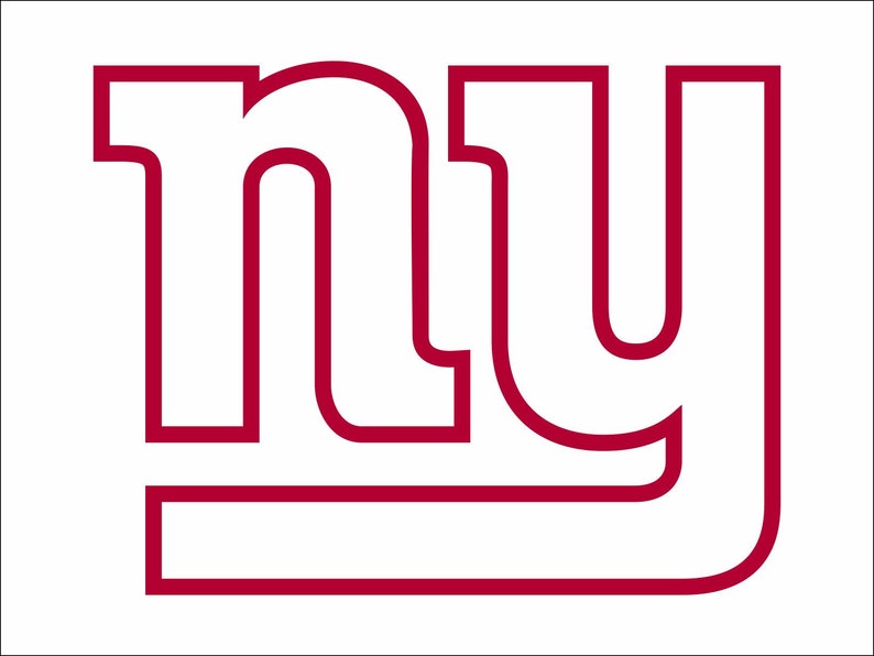Download NEW YORK GIANTS svg nfl football bundle clipart stencil ...