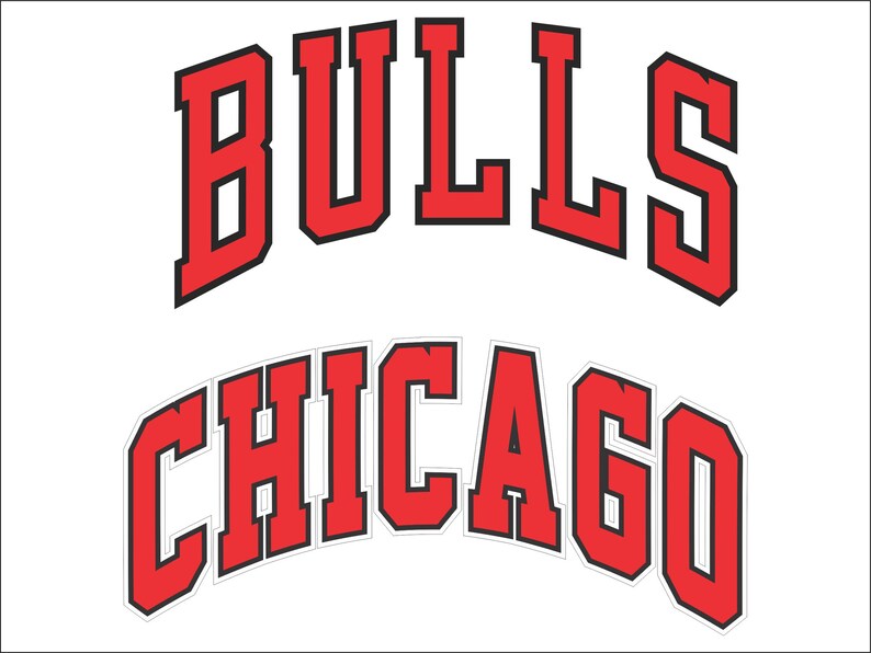 Download CHICAGO BULLS SVG nba basketball bundle clipart stencil decals | Etsy
