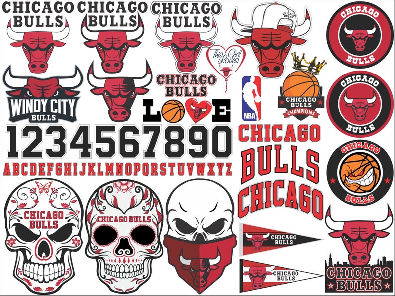 CHICAGO BULLS SVG Nba Basketball Bundle Clipart Stencil Decals Etsy chicago-bulls-svg-nba-basketball-bundle-clipart-stencil-decals-etsy