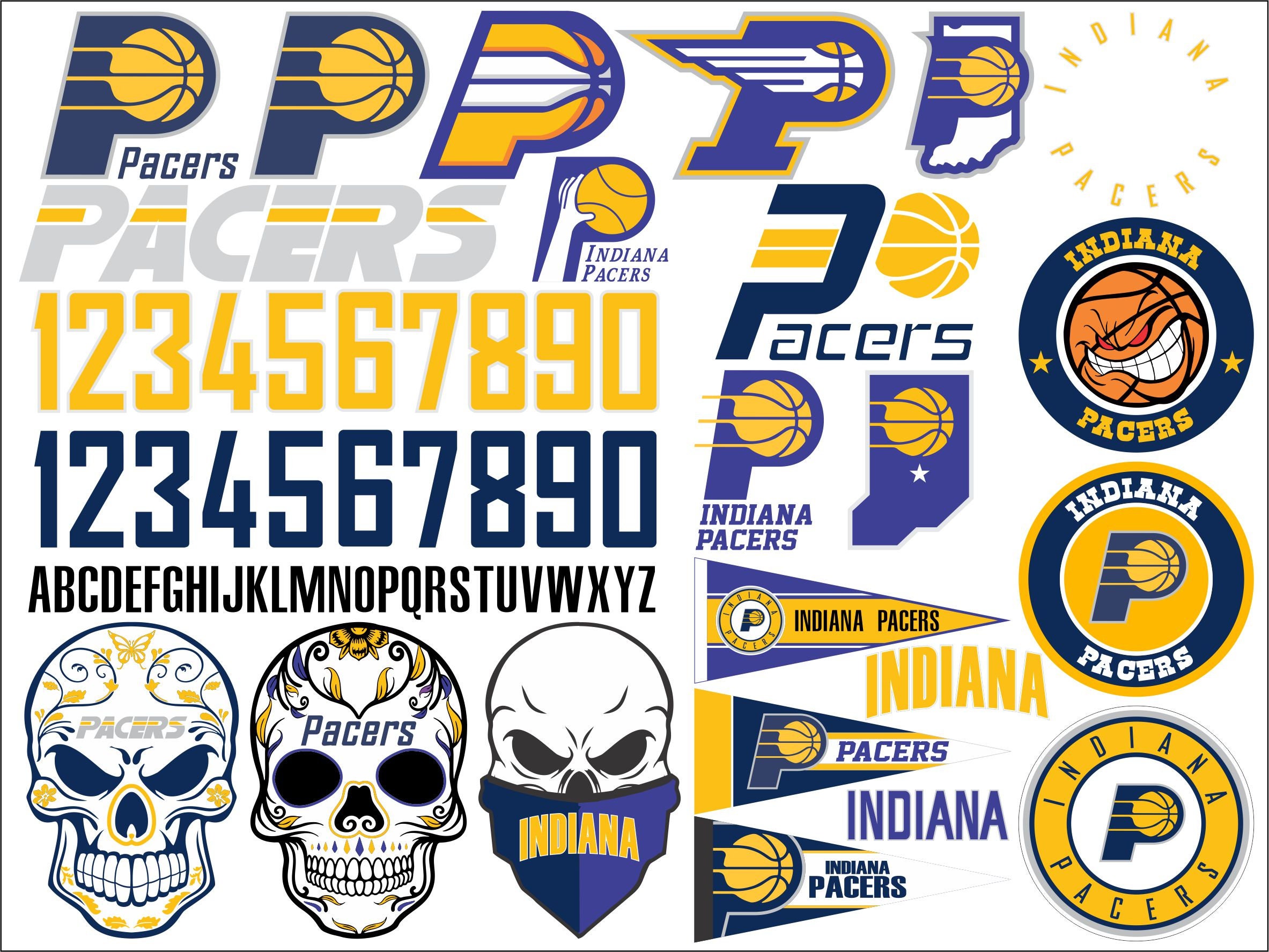 Download INDIANA PACERS SVG nba basketball pacers svg bundle ...
