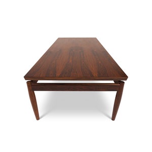 Vintage Rosewood Floating Top Coffee Table by Grete Jalk for France & Søn Denmark