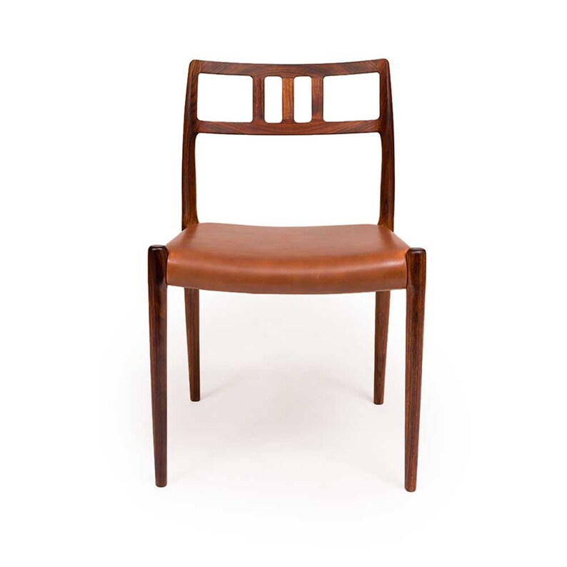 Vintage Danish Mid-Century Niels Otto Møller no. 79 Teak Dining Chairs Set of 6 image 3