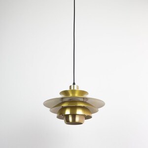 Danish vintage pendant lamp Alexia by Jeka, Denmark, 1980s image 3