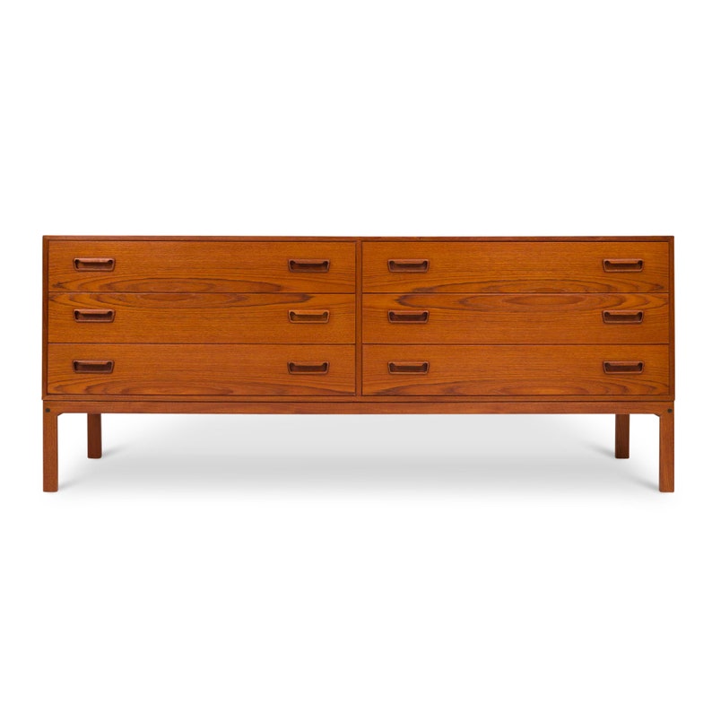 Vintage Danish Mid-Century Arne Wahl Iversen Double Dresser Model 102 image 1