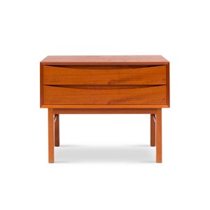 Vintage Danish Mid-Century Teak Nightstand 1960s