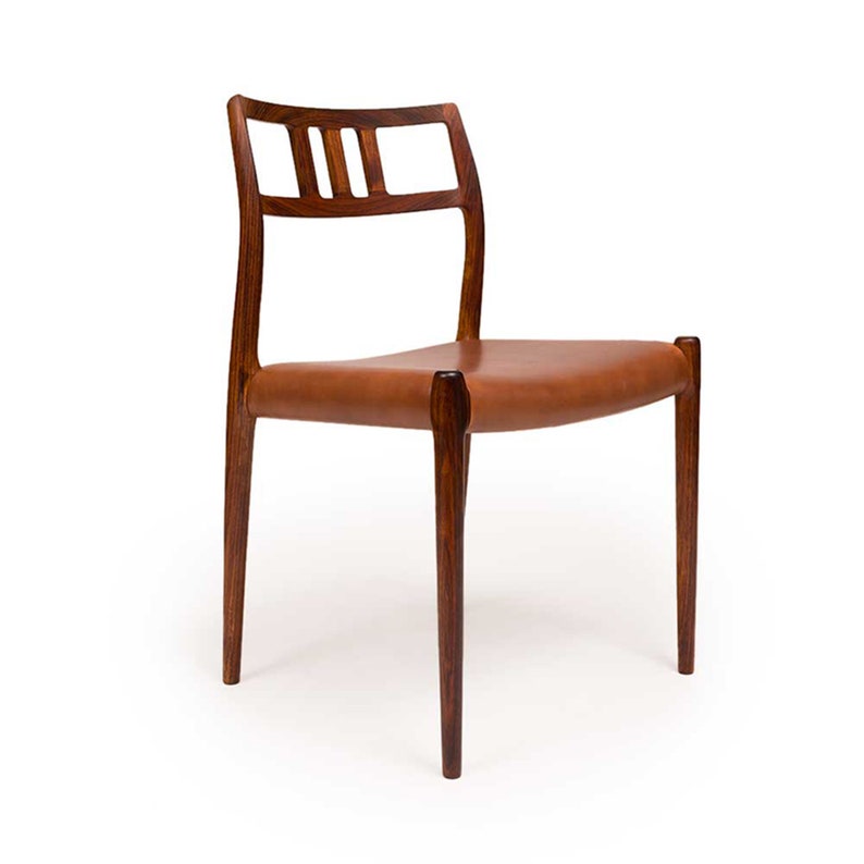 Vintage Danish Mid-Century Niels Otto Møller no. 79 Teak Dining Chairs Set of 6 image 4