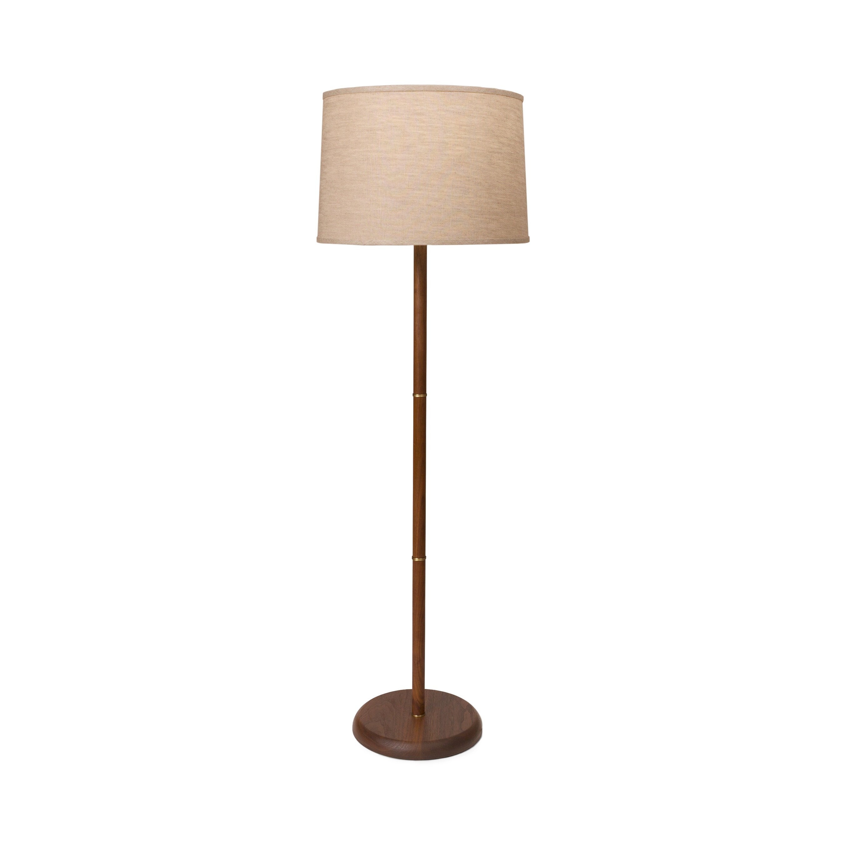 Mid century Floor Lamp eddie in Walnut Etsy UK