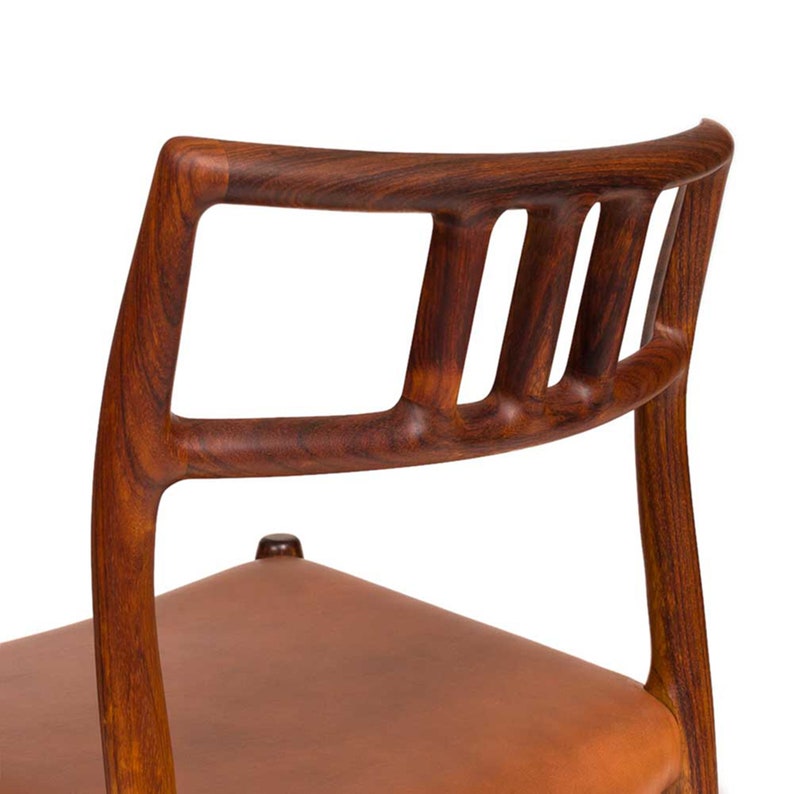 Vintage Danish Mid-Century Niels Otto Møller no. 79 Teak Dining Chairs Set of 6 image 6