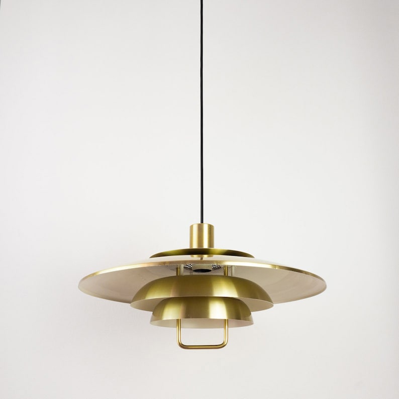 Opus and Alexia Danish vintage pendant lamps by Jeka image 3
