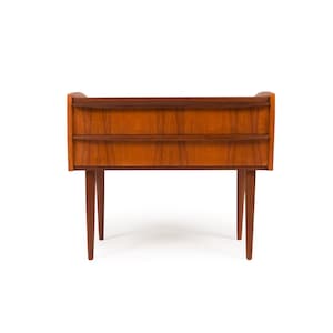 Vintage Danish Mid-Century 2-Drawer Teak Chest