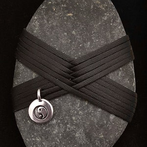 Hand-wrapped Zen Meditation Stone, Serenity Stone, Centering Stone, Unique Paperweight