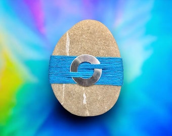 Piedra de meditación Zen envuelta a mano, Piedra de serenidad, Piedra de centrado, Pisapapeles único
