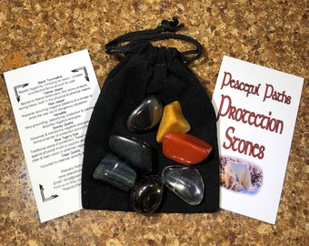 Juego de piedras de protección