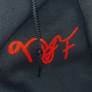 Black on Red INK &quot;TAF - The Art of Finesse&quot; Hoodie -