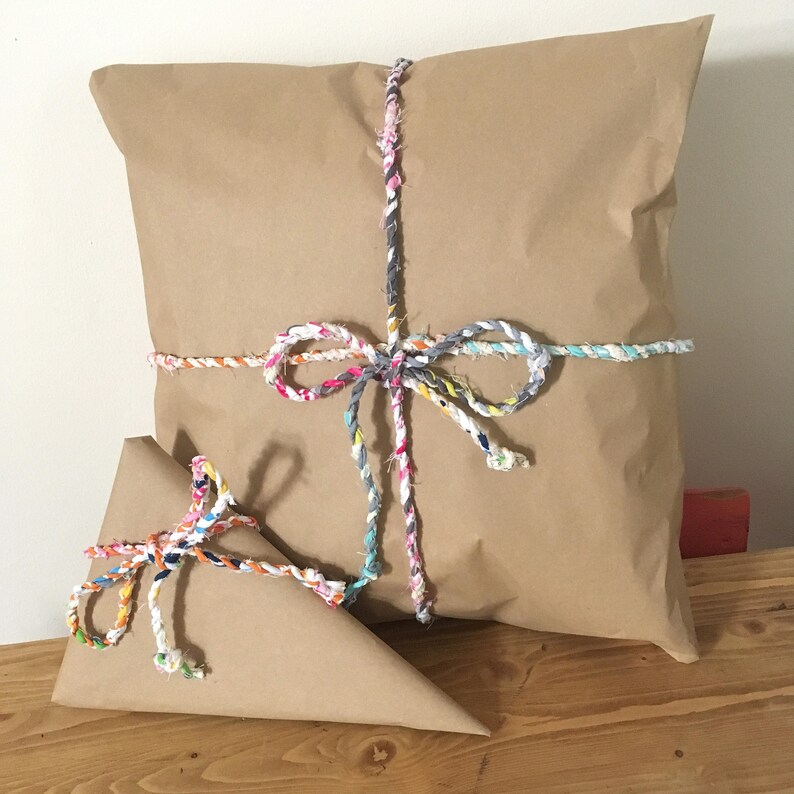 Gift Wrap Twine Homemade Handmade String Ribbon Repurposed Etsy