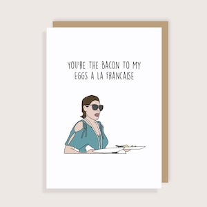 Luann de Lesseps - Bacon to my Eggs a la Francaise - RHONY - Real Housewives Card - Bravo Card
