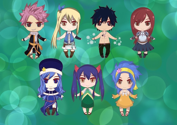 fairy tail all characters chibi