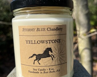 Bougie de soja Yellowstone