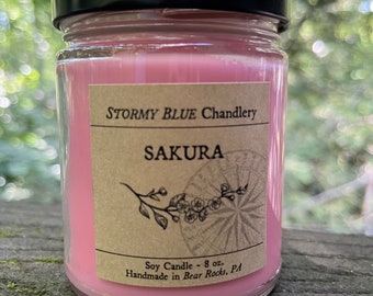 Sakura Soy Candle | Japanese Cherry Blossom