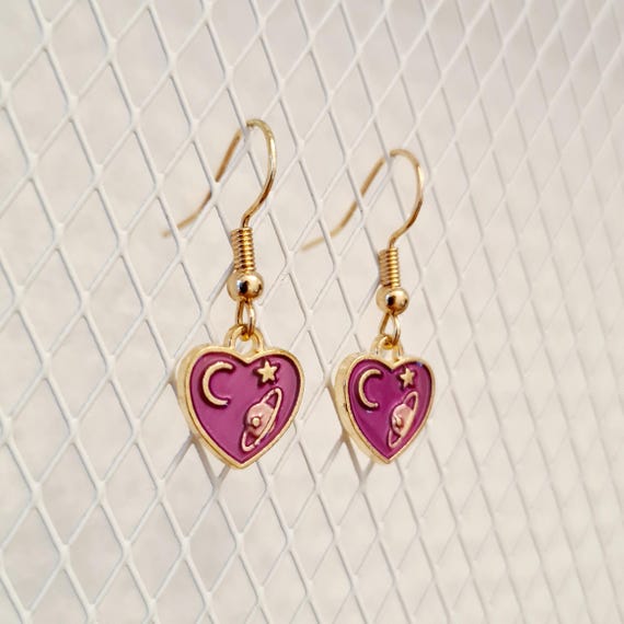 Earrings "Heart of the Universe"