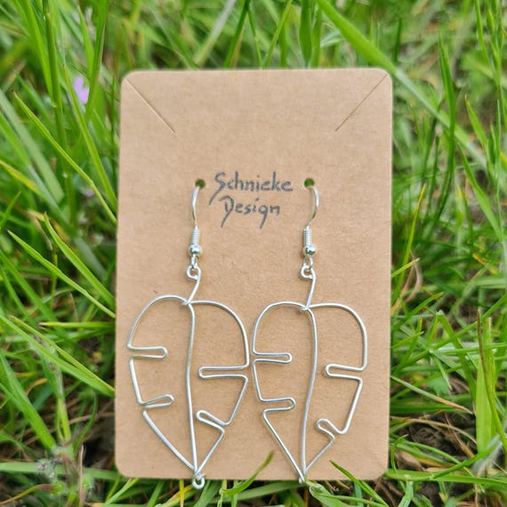 Earrings "Monstera"