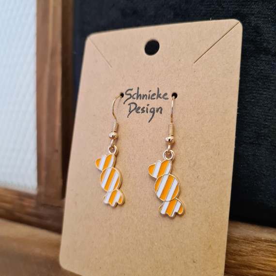 Earrings "Bonbon" made of enamel