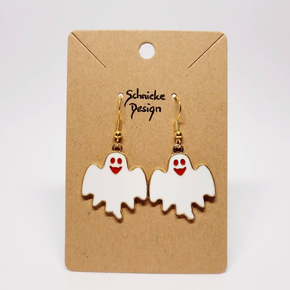 Earrings with ghosts